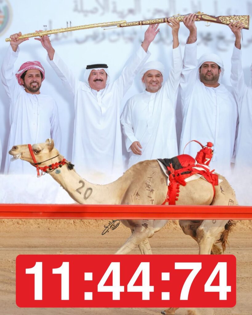 "دولة" تهدي هجن الرئاسة السيف الذهبي في ختام النسخة الـ46 لمهرجان "ختامي الوثبة 2025" للهجن بأبوظبي