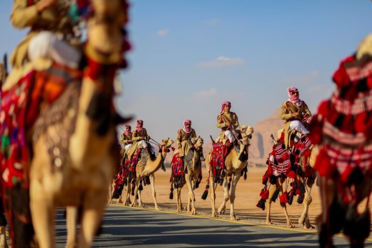 على مضمار الشيخ زايد بن سلطان آل نهيان في الأردن .. تجهيزات لإطلاق مهرجان الهجن والشعر النبطي الخامس