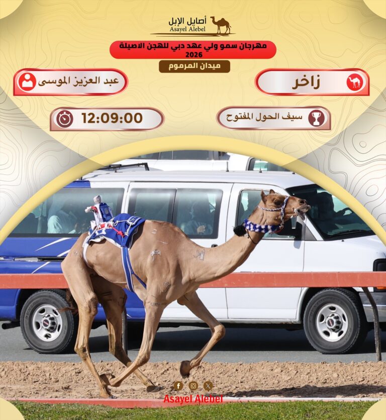 عبد العزيز الموسى يتوج بـ”سيف مهرجان سمو ولي عهد دبي 2026″ في ختام المنافسات